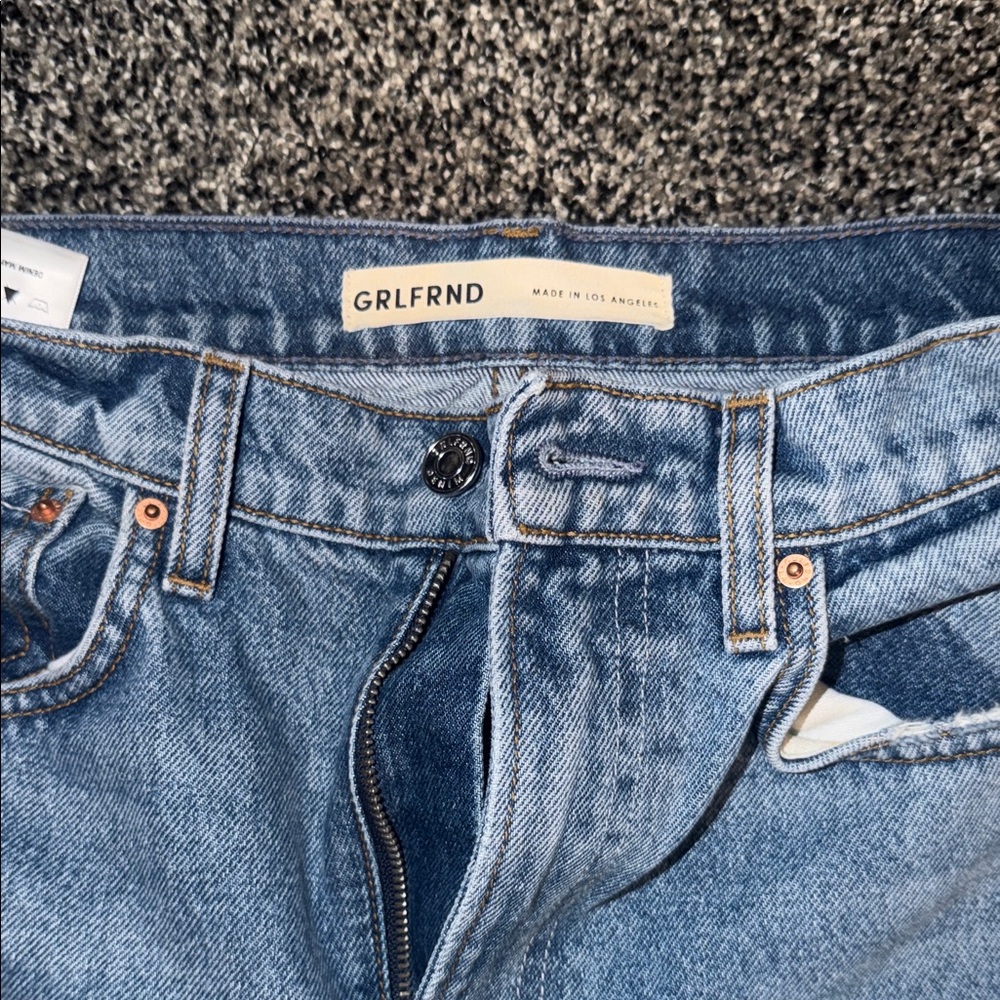 GRLFRND Light Blue Denim Jeans